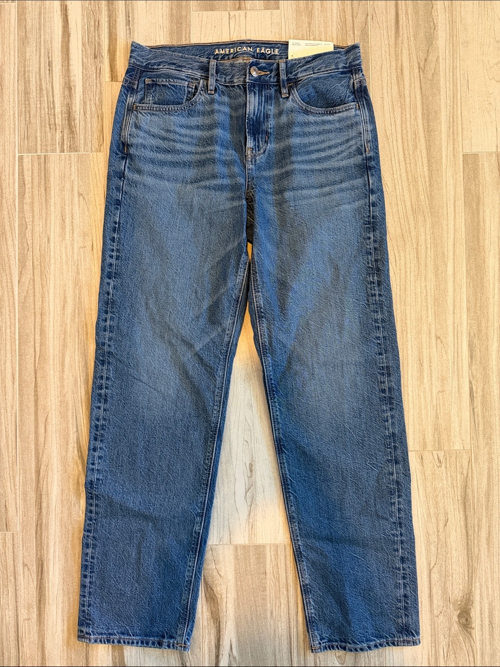 NWT American Eagle ‘90s Straight Jeans Size 4 Blue